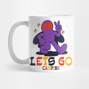 Camping with Mothman Mug